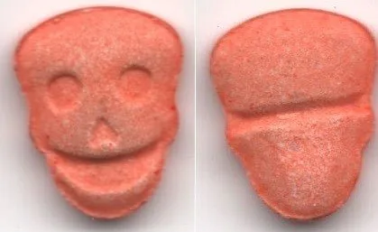 ALERT: “SKULL” pill with METHAMPHETAMINE and N-ETHYL-PENTYLONE
